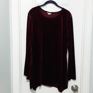 NWOT Velvety top